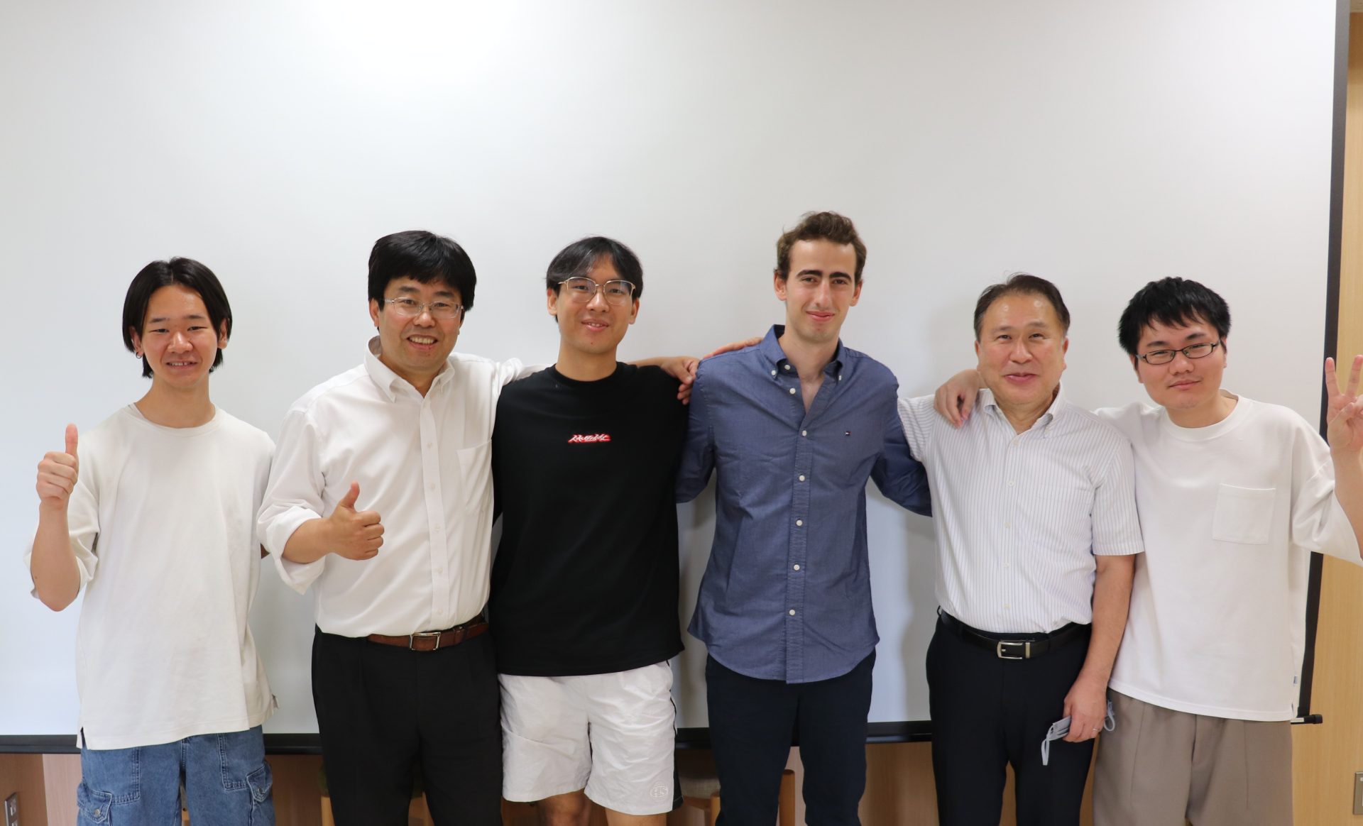 留学生（中央）指導教員、参加学生